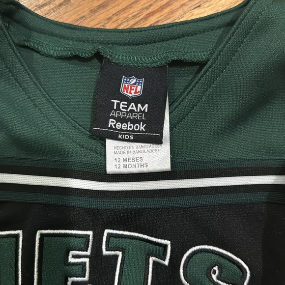Reebok NFL New York Jets Dress team apparel infant 12 months. - Picture 3 of 4